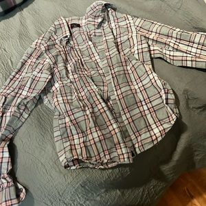 Men’s plaid button down